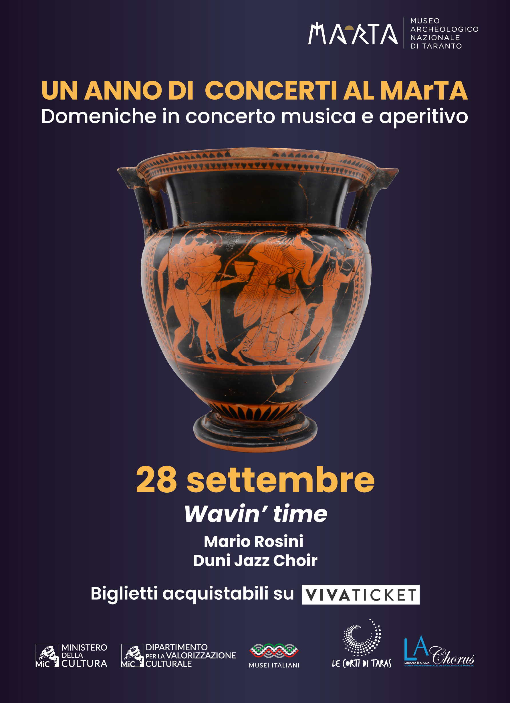 Un anno di concerti al MArTA: Wavin' time - 28 settembre